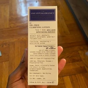 VMV Hypoallergenics oil free face lotion